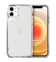 Microsonic Apple iPhone 12 Kılıf Trex Bumper Şeffaf (Renksiz)