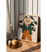 Çerçeveli Tekli Tablo Çerçeveler Dekorasyon Ev Dekoru 35x45 Ahşap Tablo Tekli ÖZC---173