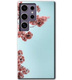 Galaxy S24 Ultra Kılıf HD Desen Baskılı Kılıf - Japon Çiçeği