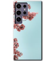Galaxy S24 Ultra Kılıf HD Desen Baskılı Kılıf - Japon Çiçeği