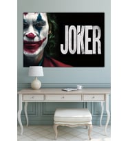 Joker kanvas tablo resim, dekoratif tablo, büro ve cafe için uygun