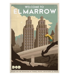 Grim Fandango Seyahat Posterleri Tablo Ahşap Poster Dekoratif