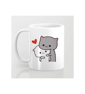 Mochi Cat Motto Sevgili Aşk Kupa
