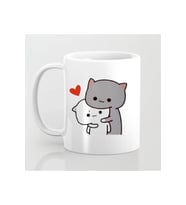 Mochi Cat Motto Sevgili Aşk Kupa