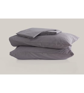 Sleeptown Celia Pamuk Luxury Yıkanabilir Mevsimlik Otel Nevresimi Tek Kişilik Nevresim 160x220 Antrasit