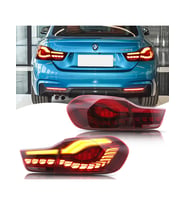 bmw f33 cabrio dragon animasyonlu kırmızı kayar sinyal led stop
