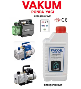 Vakum Pompası Makinesi Mineral Yağ  1 Lt, Oil
