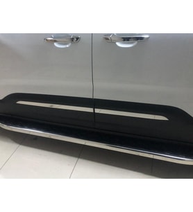 PEUGEOT RIFTER 2018 Üzeri Krom Yan Kapı Çıtası Paslanmaz Çelik 4 Parça