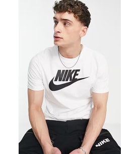 Nike Sportswear Clup Standart Kesim Beyaz Erkek Spor Tişört