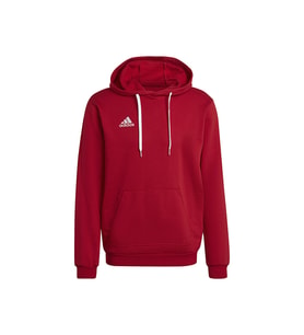 adidas Entrada 22 Sweat Hoodie Erkek Futbol Sweatshirts H57514 Kırmızı