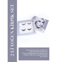 Selin Beauty 2 Li Yoğun Kirpik Set Takma Kirpik