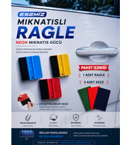 ESEMİZ Mıknatıslı Keçesi Değiştirilebilir Ragle