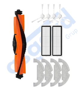 DREAME D10 PLUS – D10S PLUS – D10 PLUS GEN 2 UYUMLU 1 Ana Fırça 4 Yan Fırça 2 Filtre 4 Mop PKT-iasgf0001374