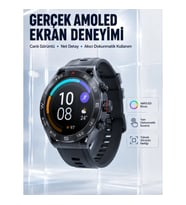 Mey İthalat® 5G Android SIM Kartlı Akıllı Saat Dönebilen HD Kamera AMOLED Ekran GPS Wi-Fi
