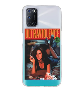 Oppo A52/A72/A92 Uyumlu Lana Del Rey Ultraviolence Desenli Şeffaf Telefon Kılıfı