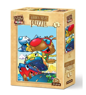 Art Kids Hızlı Köpek 16 Parça Ahşap Puzzle