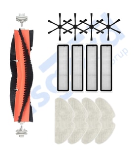 Dreame D10S, D10S PRO, D9 MAX GEN2 Uyumlu 1 Ana Fırça 4 Yan Fırça 4 Filtre 4 Mop PKT-iasgf0000239