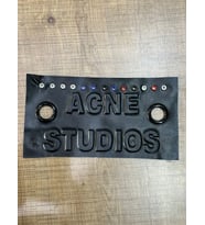 23X12 CM DERİ KUŞ GÖZLÜ KABARTMA YAZILI ARMA YAMA DİKİŞ HOBİ AKSESUAR