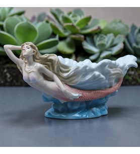 Dekoratif Denizkızlı Kase – Wise Veronese Porselen Mitolojik Tasarım Bowl 28 cm