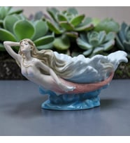 Dekoratif Denizkızlı Kase – Wise Veronese Porselen Mitolojik Tasarım Bowl 28 cm
