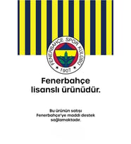 Fenerbahçe Orijinal Lisanslı Peluş Logolu Spor Sırt Çantası Fb Okul Çantası (Lacivert)