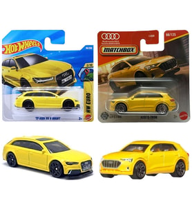 2 Araç Set - Hot Wheels '17 Audi RS 6 Avant & Matchbox Audi E-Tron (1/64)