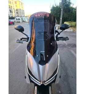 MOTOCAM Zontes RZ 250 S Ön Cam 2025-2026 Model 62cm Siyah Renkli 4mm