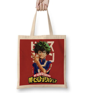 Midoriya Izuku Boku no Hero Academia Bez Çanta Uzun Saplı
