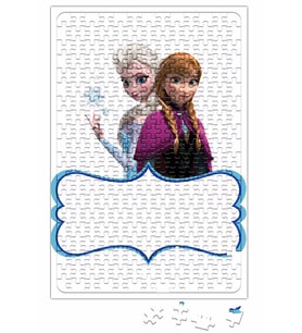 Elsa Anna Frozen Olaf Kristoff Puzzle 240 Parça Yapboz