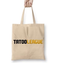 Tatooleague Logo Preto Bez Çanta Uzun Saplı