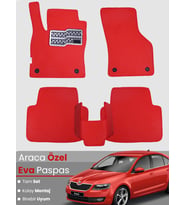 SKODA OCTAVİA 5E (2013-2019) Uyumlu EVA Paspas Tam Set–Oto Paspas,Araca Özel,Kolay Montaj