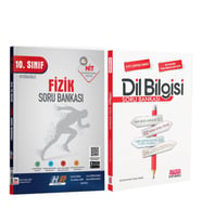 Hız ve Renk 10. Sınıf Fizik HİT ile AKM Kitap Dil Bilgisi Soru Bankası Seti 2 Kitap