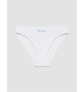 LCW Young Beyaz Baskılı Bikini Külot