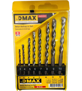 8 Parça Beton Matkap Ucu Seti, Model DMX4348
