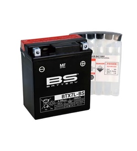 Bs Akü Btx7L Ytx7L-Bs 12 V 6.3 Amper Motosiklet Aküsü Arasmoto