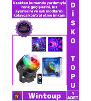 #DiskoTopu RGB Kristal Yarım Küre Parti Sahne Işık Sistemi Renkli Kumandalı Sese Duyarlı Disko Topu