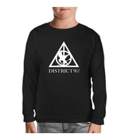 Multifandom Symbols - District Siyah Çocuk Sweatshirt