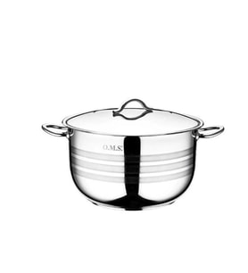 Oms 2005 Silver Çelik Derin Tencere 40 x 23 cm