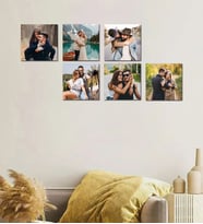 Kişiye Özel 6 Fotoğraflı Kare Mdf Tablo