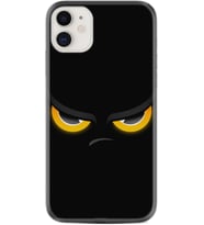 Apple iPhone 11 12 13 Mini Kılıf Desemli Silikon Black Eyes 1644