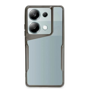 Xiaomi Redmi Note 13 Pro 4G Kılıf Boyi Silikon Kapak - Titan Gri