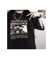 Radiohead Unisex Siyah T-shirt