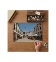 Dubrovnik Şehir Merkezi Tasarımı 240 parça Ahşap Puzzle Ahşap Kutuda MP00762