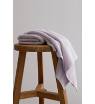 Koza Home Ivory Lila Fitilli Mikro Fiber %100 Pamuk 2Li Banyo Havlusu Seti 50 X 90 - 70 X 140 1129A