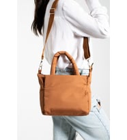 Sellini Kadın Taba Kabartmalı Puf Kumaş El, Omuz Ve Çapraz Çanta 328