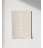 Çerçevesiz Poster Enerji Merkezleri (Çok Renkli)