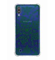 Samsung Galaxy M10  Köşe Korumalı Antişok Kapak Nostalji Desen Tasarımlı Şeffaf  Kılıf