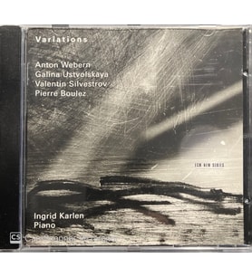 (Plak Değildir CD dir) CD Wber Ustvolskaya  Silvestrov Boulez Ingrid Karlen ECM CD (Karışık)