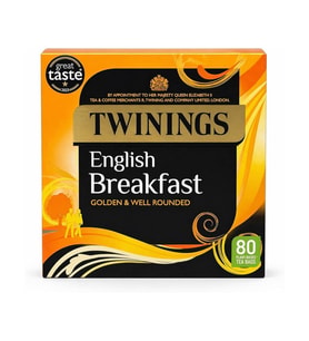 Twinings English Breakfast 80 Tea Bags 200g
