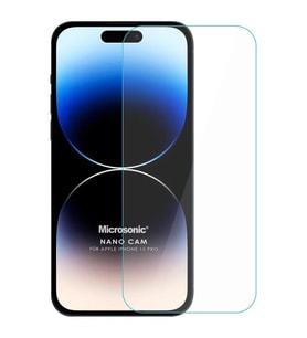 Microsonic Apple iPhone 15 Pro Nano Glass Cam Ekran Koruyucu (Renksiz)